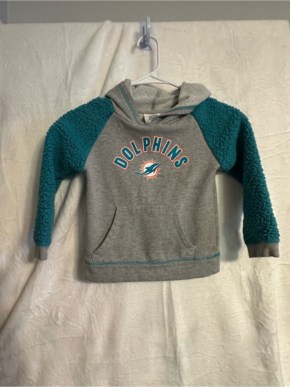 NFL Kids' Gray & Teal Hoodie